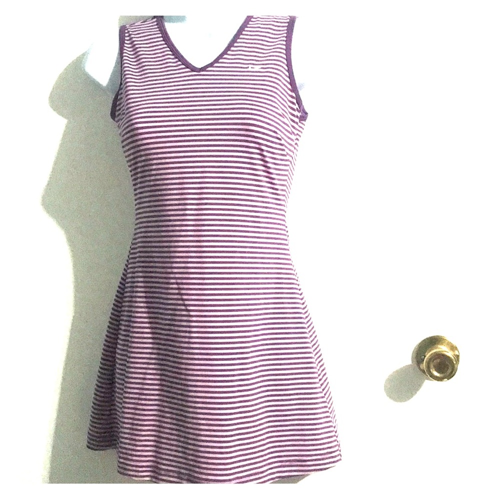 NIKE purple stripped sports dress